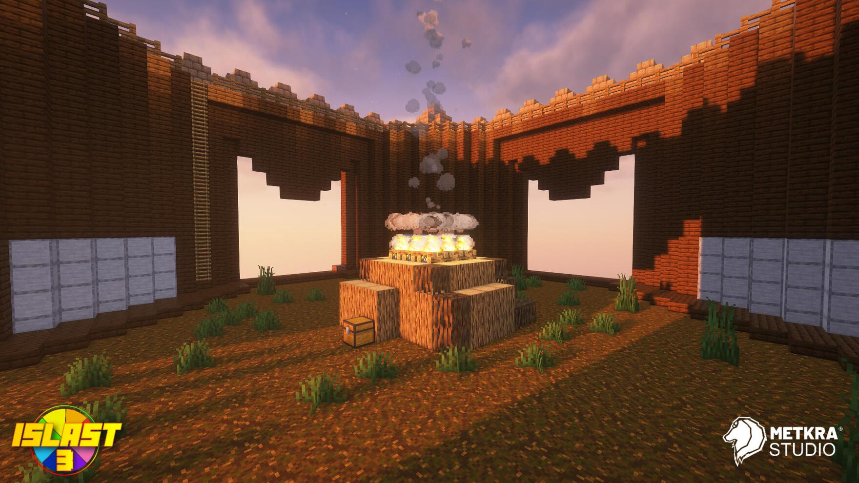 Fogata de La Pirámide del Templo